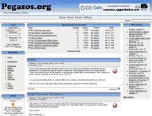 Tablet Screenshot of pegasos.org